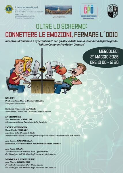 OLTRE LO SCHERMO. Connettere le emozioni, fermare l’odio